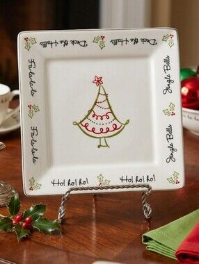 St. Nicholas Square Dinner/Decorative Plate 'Tis the season